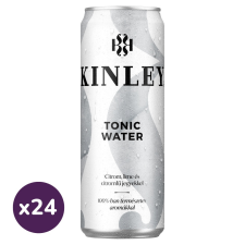 KINLEY Tonic Water tonik ízű szénsavas üdítőital (24x250 ml) üdítő, ásványviz, gyümölcslé