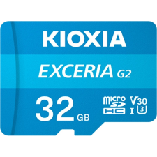 Kioxia Exceria G2 microSDXC U3 V30 100/50MB/s 32GB + adapter (LMEX2L032GG2) memóriakártya