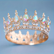  Királyi Korona – Arany, Fehér Strasszkövekkel sütés és főzés