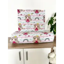  Királylányos gyerek ágynemű szett – Mesés rózsaszín álmok kis hercegnőknek 90 x 140 babaágynemű, babapléd