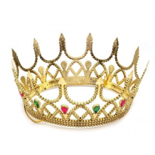  Királynői korona - Arany party kellék