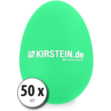 Kirstein 50X Kirstein Es-10G egg shaker Zöld Közepes-Nehéz Szett dob és ütőshangszer