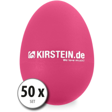 Kirstein 50X Kirstein Es-10P egg shaker Rózsaszín Közepes Fényű Szett dob és ütőshangszer