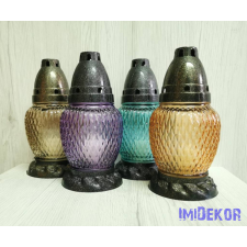  Kis hasas üvegmécses 17 cm - Vegyes Színek dekorációs kellék