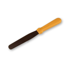  Kis méretű színes nyelű fém spatula (kenőkés) sütés és főzés