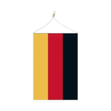  Kis reklámzászló, akasztó szemmel, 16 x 11 cm, Németország dekoráció