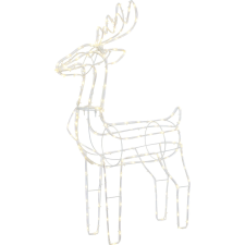  Kis rénszarvas álló 75 cm átlátszó karácsonyfa izzósor