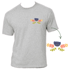  Kis Virágok - Turulia Unisex Póló női póló