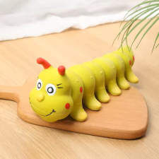  Kisállat csipogó latex hernyó játék kutyáknak