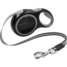  Kisállat flexi automata póráz-3m - Szürke nyakörv, póráz, hám macskáknak