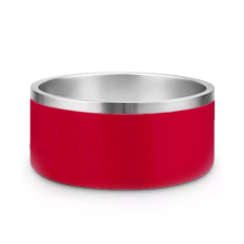  Kisállat speciális fém tál-18cm - Piros kutyatál