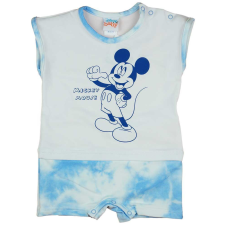 Kisfiú napozó batikolt pamut anyagból Mickey egér mintával rugdalózó