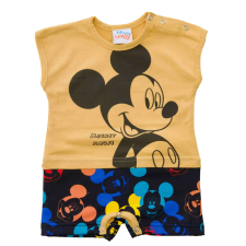 Kisfiú napozó pamut anyagból Mickey egér mintával - 56-os méret rugdalózó