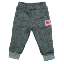  Kislány szabadidő nadrág szivecskés címkével - 80-as méret gyerek nadrág