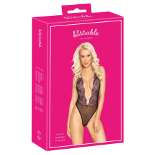 Kissable Kissable - pink hímzéses body (fekete) body