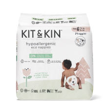 KIT & KIN Pelenkák egyszer használatos öko 6 (14 kg+) 26 db pelenka