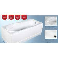  Kitty aszimetrikus kádakhoz előlap H2O fürdőkellék