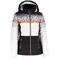 Kixmi Női téli kabát KIXMI VANIKA FEKETE/FEHÉR méret: L