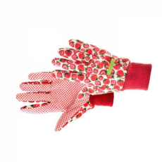Kixx Kesztyű Fresh Fruit textil pöttyös, piros, 8