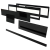 Kiyo Speciális perspex lap 765 x 30 mm méretben, lézer érzékelő beépítésére PERSX-04