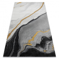 Kizárólagos EMERALD szőnyeg 1017 glamour, elegáns márvány fekete / arany 200x290 cm lakástextília
