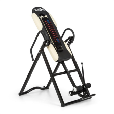 KLARFIT Ease Delux gravitációs pad, inverz állvány, 136 kg, 1,54-1,98 m, bézs edzőpad