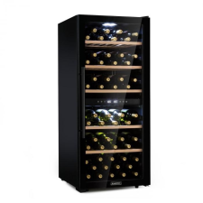 Klarstein Barossa 102D, borhűtő, 2 zóna, 102 üveg, érintős LED kijelző, fekete borhűtőgép
