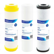 Klarwod 3 lépcsős vízlágyító szűrőkészlet 10&quot; Klarwod (kemény vízhez) vízszűrő