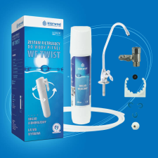 Klarwod mosogató alá építhető (GAC KDF) szűrő, Króm vagy fekete csappal vízszűrő