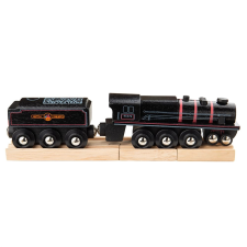 Klasszikus Fekete 5 Mozdony Replika - Bigjigs Rail kisvasút