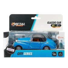  Klasszikus fém modell visszahúzható, 12 cm, kék, Toi-Toys makett