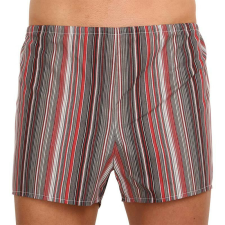 Klasszikus férfi bő szárú boxeralsók Foltýn piros csíkokkal (K52) XXL férfi alsó