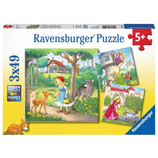 Klasszikus mesék puzzle 3x49 darab puzzle, kirakós