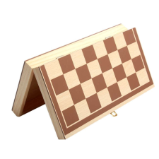  Klasszikus sakktábla fából társasjáték
