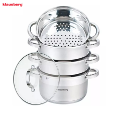  Klausberg 5 részes pároló edény készlet 20cm - 3.1L (KB-7140) edény
