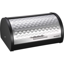 Klausberg KB-7454 Kenyértartó - Rozsdamentes Acél - Fekete / Inox (KB-7454) papírárú, csomagoló és tárolóeszköz