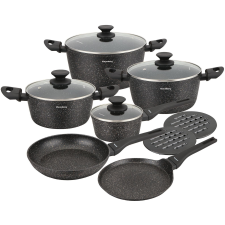  KLAUSBERG KB-7658 12 darabos edénykészlet márvány tapadásmentes bevonattal edény