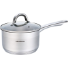 Klausberg Premium Szószosedény 2.6L, Ø18 cm- Rozsdamentes Acél, Edzett Üveg Fedő KB-7134 (KB-7134)