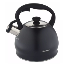 Klausberg teáskanna, sípszóval, fekete matt, 2.0L (KB-7428) vízforraló és teáskanna