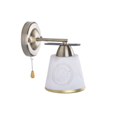 KLAUSEN Alba AP1 antik bronz-barna falikar (LY-3184) E27 1 izzós IP20 világítás