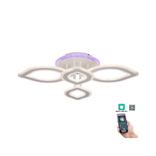 KLAUSEN Doris PL4 fehér LED mennyezeti lámpa (KL151052) LED 1 izzós IP20 világítás