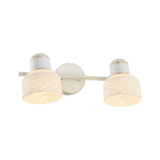 KLAUSEN Grass AP2 fehér-arany falikar (KL6621) E27 2 izzós IP20 világítás