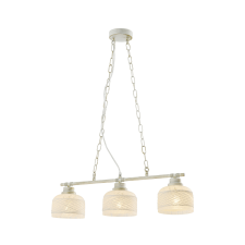 KLAUSEN Grass SP3 fehér-arany függesztett lámpa (KL6625) E27 3 izzós IP20 világítás