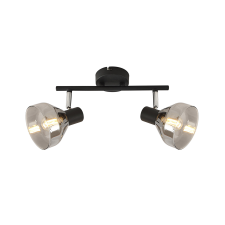 KLAUSEN Intim AP2 fekete mennyezeti lámpa (KL162004) E14 2 izzós IP20 világítás