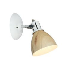 KLAUSEN Krater AP1 fehér-natúr fali lámpa (KL161009) E27 1 izzós IP20 világítás