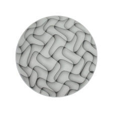 KLAUSEN Lunar D400 fehér-fekete mennyezeti lámpa (LY-6104) E27 2 izzós IP20 világítás