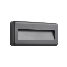 KLAUSEN Lunera D szürke kültéri LED lépcsővilágító lámpa (KL121053) LED 1 izzós IP65 kültéri világítás