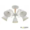 KLAUSEN Merida LY-3455 mennyezeti lámpa, 5xE27, fehér+arany, IP20, Klausen