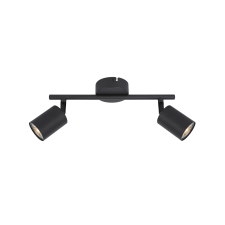 KLAUSEN Spike 2 fekete mennyezeti spotlámpa (KL162012) GU10 2 izzós IP20 világítás