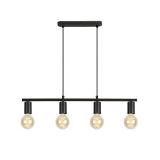 KLAUSEN Strict SP4 fekete függesztett lámpa (KL114003) E27 4 izzós IP20 világítás